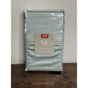 Noble Excellence NE Grey Mist King Size Pillowcases Set New Blue 500ct